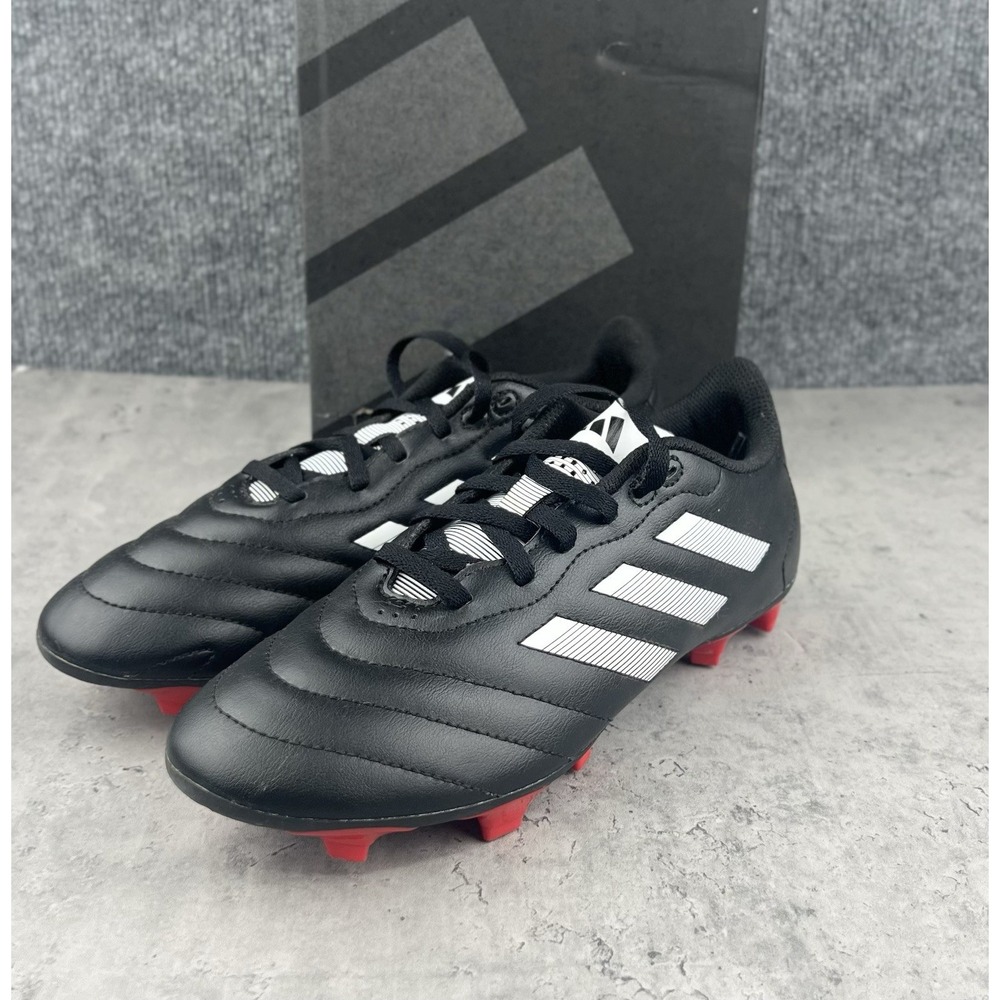 Adidas Goletto VIII FG Black White Red Outdoor Soccer Cleats Worn Once - Picture 2 of 5